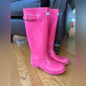 Pink Hunter Boots